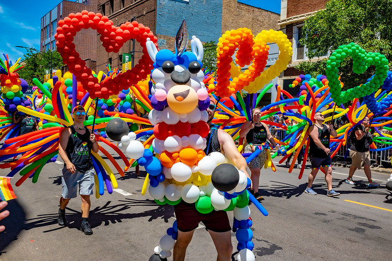 Photo taken by SHYCITYNikon - flickr, Chicago Pride Parade 2022